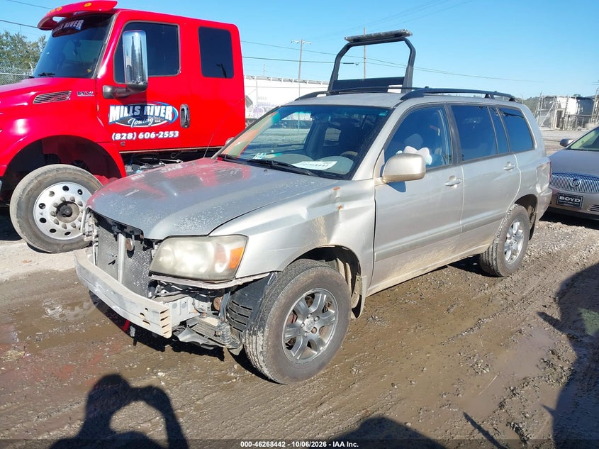 TOYOTA HIGHLANDER 2005 VIN JTEEP21A850068151