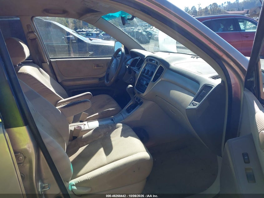 TOYOTA HIGHLANDER 2005 VIN JTEEP21A850068151