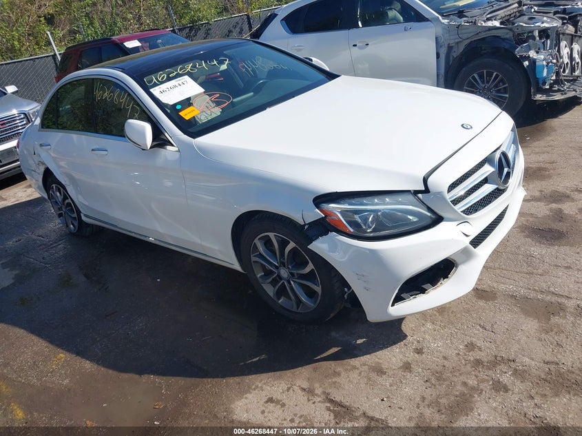 Vin: 55swf4kbxgu156152, lot: 46768541, mercedes-benz c 300 4matic 20161