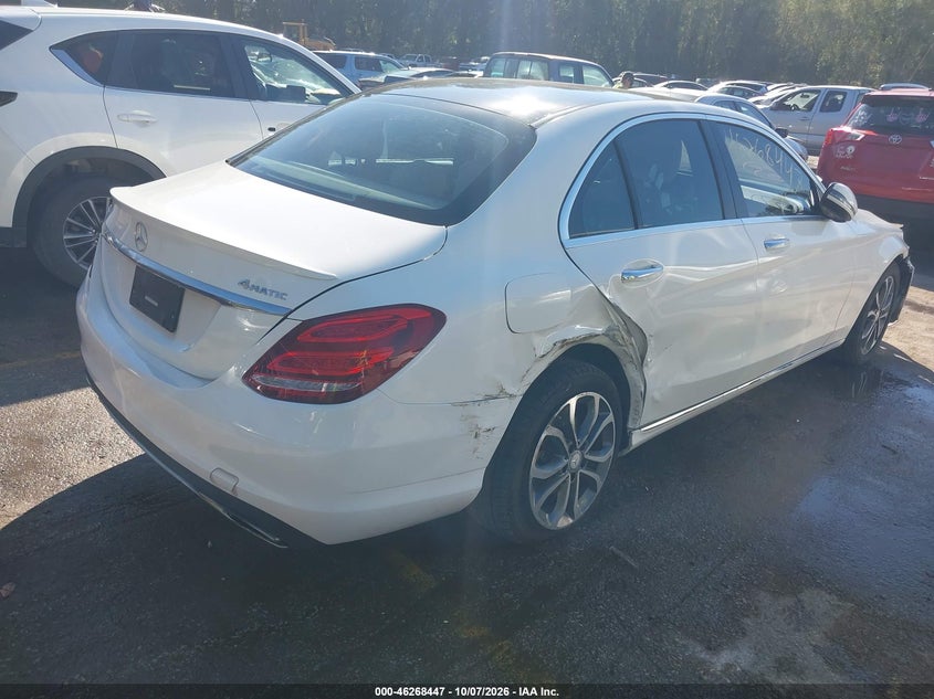 Vin: 55swf4kbxgu156152, lot: 46768541, mercedes-benz c 300 4matic 20164