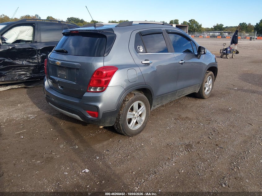 Vin: kl7cjpsb5kb742917, lot: 46768546, chevrolet trax lt 20194