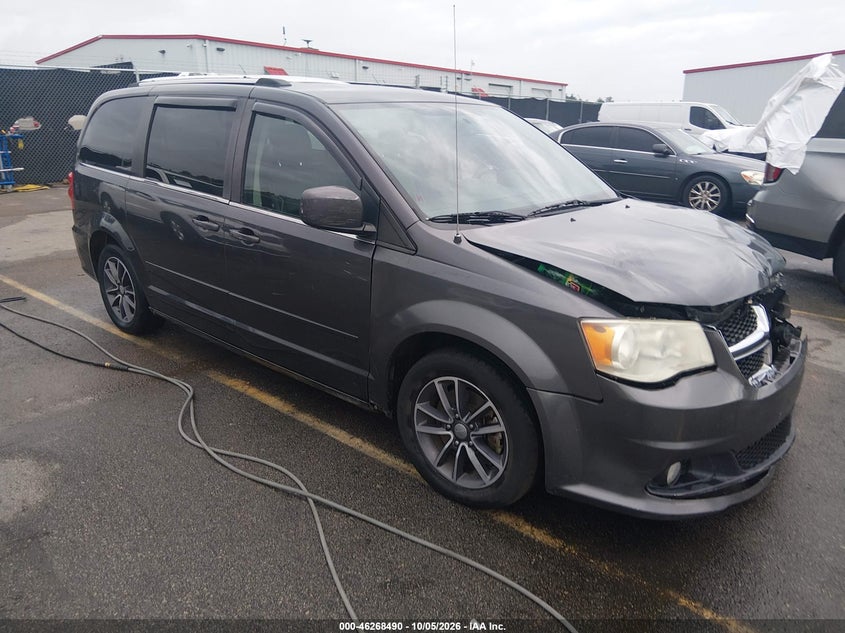 Vin: 2c4rdgcg3hr672259, lot: 46768584, dodge grand caravan sxt 20171