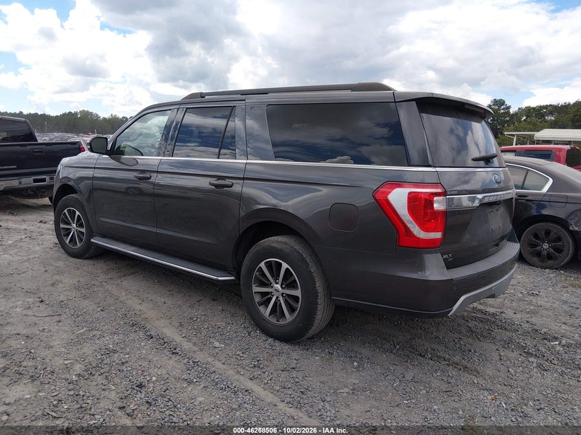 Vin: 1fmjk1ht9kea21739, lot: 46768600, ford expedition max xlt 20193