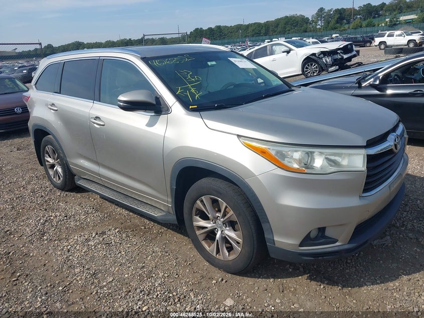 2014 TOYOTA HIGHLANDER XLE V6