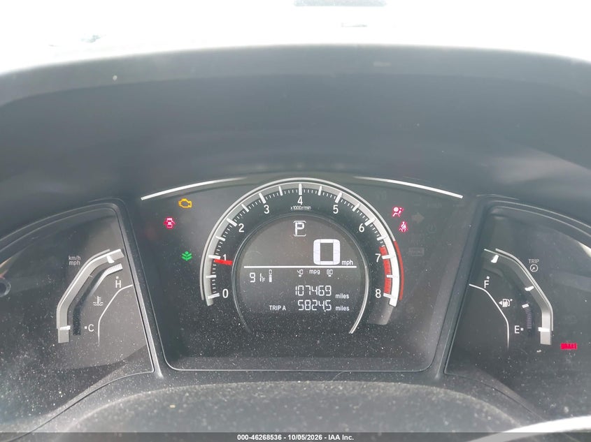 HONDA CIVIC 2016 VIN 2HGFC2F5XGH562446