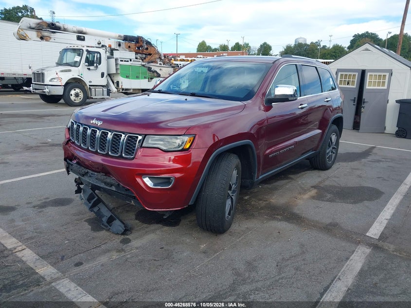 Vin: 1c4rjebg4hc915679, lot: 46768669, jeep grand cherokee limited 4x2 20172