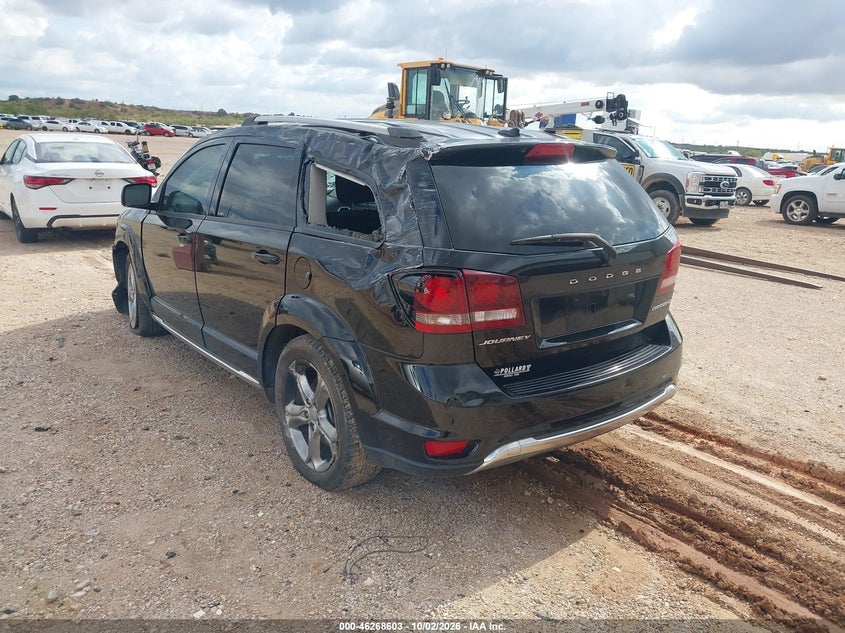 Vin: 3c4pdcgb4ht534872, lot: 46768697, dodge journey crossroad 20173