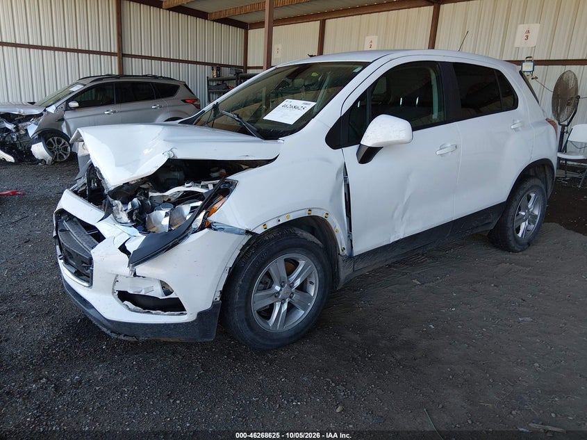 Vin: kl7cjksbxmb310460, lot: 46768719, chevrolet trax fwd ls 20212