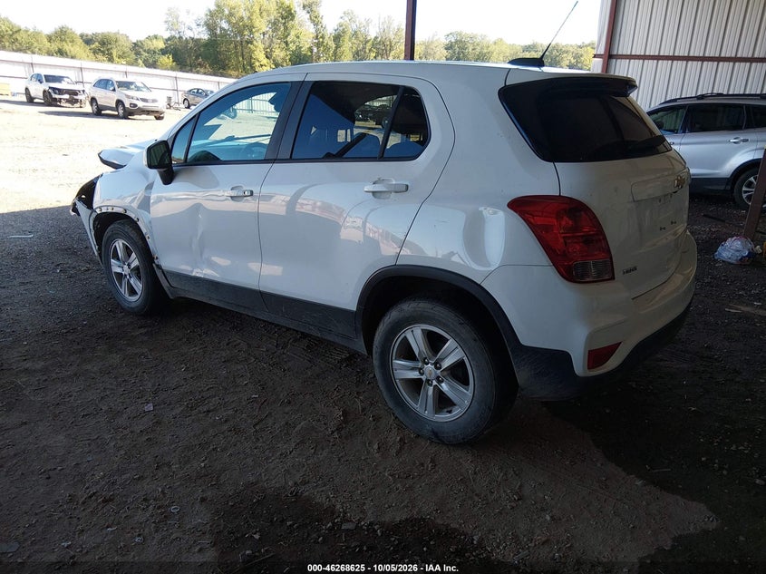 Vin: kl7cjksbxmb310460, lot: 46768719, chevrolet trax fwd ls 20213