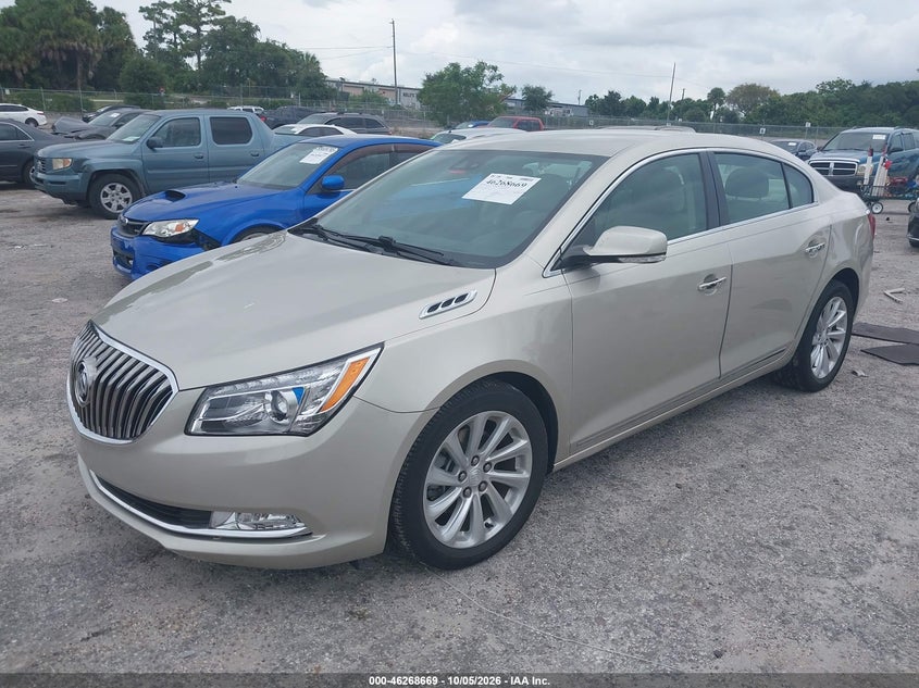 Vin: 1g4gb5g38gf281165, lot: 46768763, buick lacrosse leather 20162