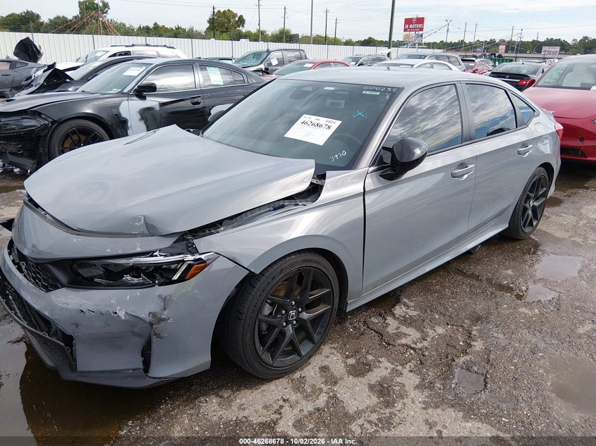 Vin: 2hgfe2f56sh563970, lot: 46768772, honda civic sport 20252