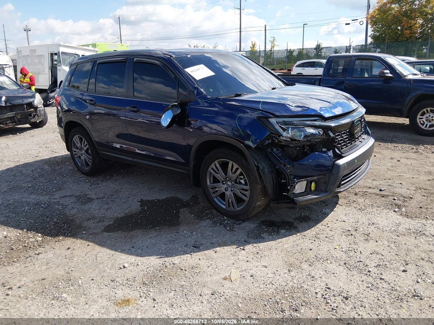 Vin: 5fnyf8h54kb029151, lot: 46768807, honda passport ex-l 20191