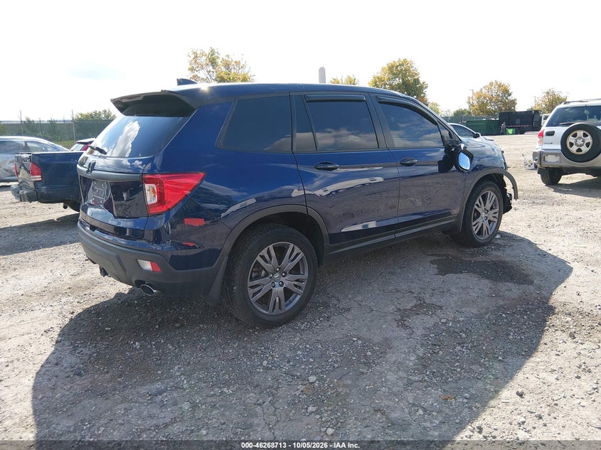Vin: 5fnyf8h54kb029151, lot: 46768807, honda passport ex-l 20194