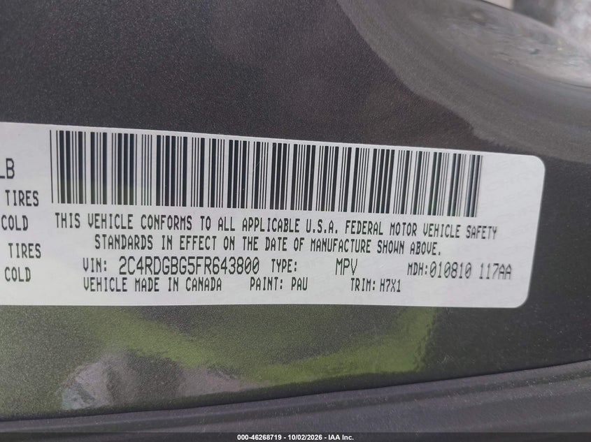 2015 DODGE GRAND CARAVAN AMERICAN VALUE PKG · Фото 9