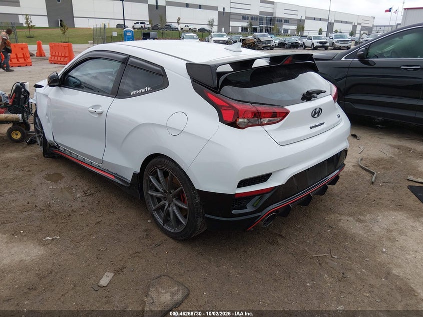 Vin: kmht36ah1mu009196, lot: 46768824, hyundai veloster n 20213
