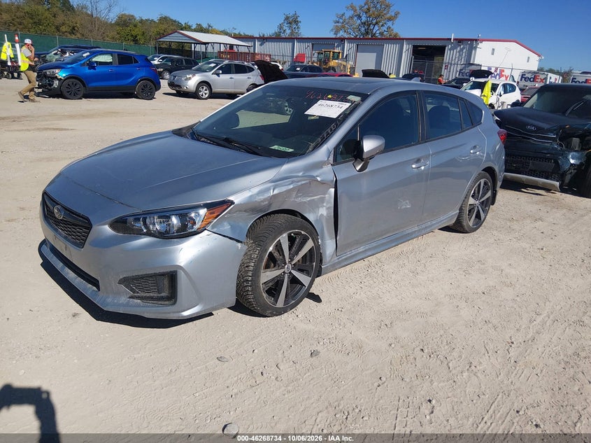 Vin: 4s3gtam69j3743458, lot: 46768828, subaru impreza 2.0i sport 20182