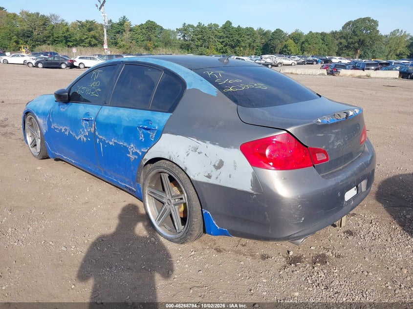 Vin: jn1cv6ar3bm403015, lot: 46768888, infiniti g37x 20113