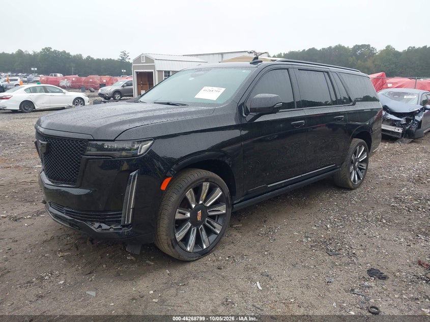 Vin: 1gys4pkl3mr296365, lot: 46768893, cadillac escalade esv 4wd sport 20212