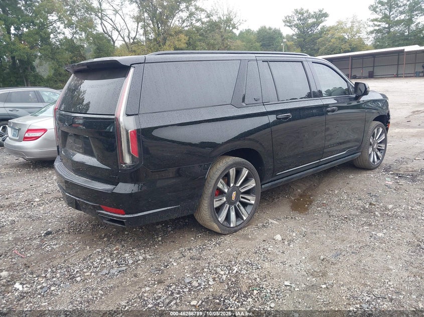 Vin: 1gys4pkl3mr296365, lot: 46768893, cadillac escalade esv 4wd sport 20214