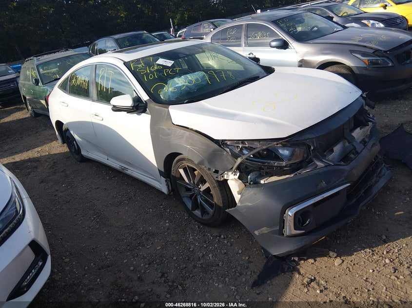 Vin: jhmfc1f35kx013599, lot: 46768910, honda civic ex 2019 img_1