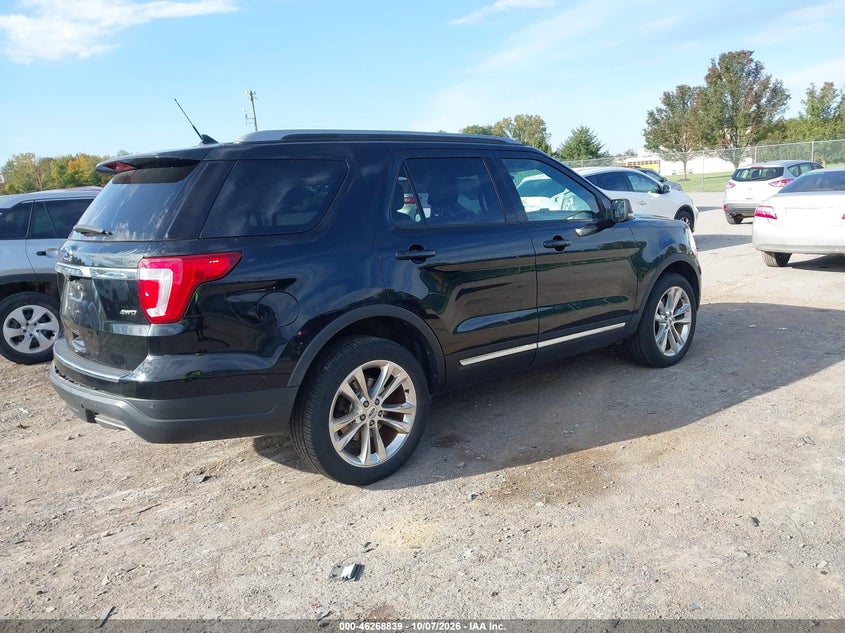 Vin: 1fm5k8d8xjgc52857, lot: 46768933, ford explorer xlt 20184