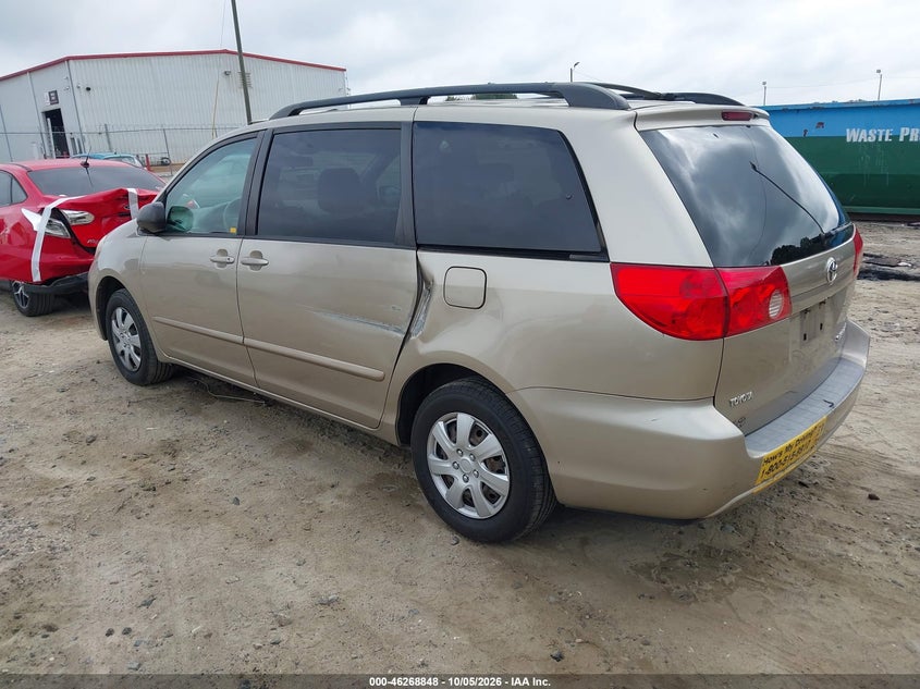 Vin: 5tdkk4cc4as324843, lot: 46768942, toyota sienna le 20103