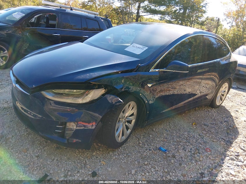 Vin: 5yjxcde24jf142250, lot: 46768944, tesla model x 100d/75d/p100d 20182
