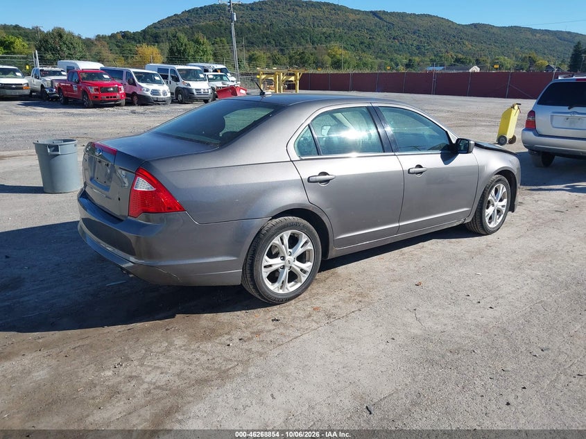 Vin: 3fahp0ha0cr149546, lot: 46768947, ford fusion se 20124