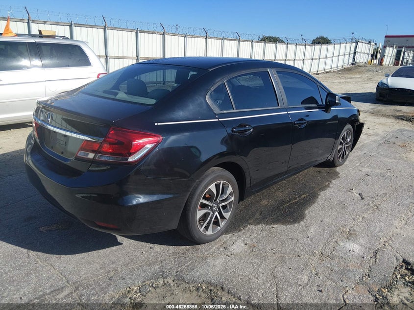 Vin: 2hgfb2f84dh534358, lot: 46768952, honda civic ex 20134