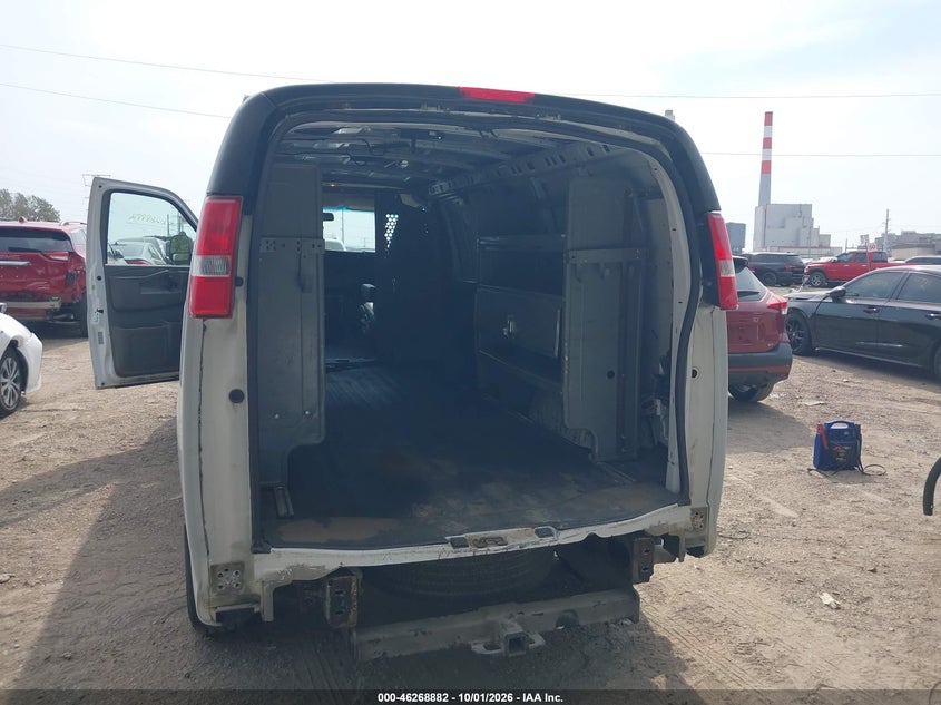 CHEVROLET EXPRESS 2500 2017 VIN 1GCWGBFF7H1255182