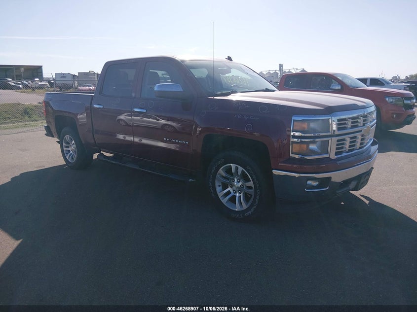Vin: 3gcukrec2eg218138, lot: 46769001, chevrolet silverado 1500 2lt 20141
