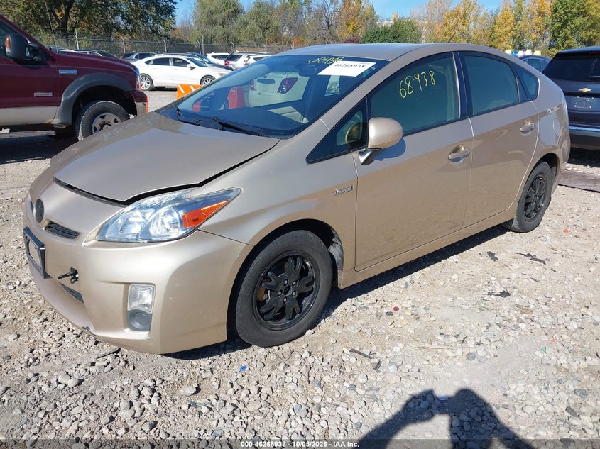 Vin: jtdkn3du1b1435602, lot: 46769032, toyota prius two 20112