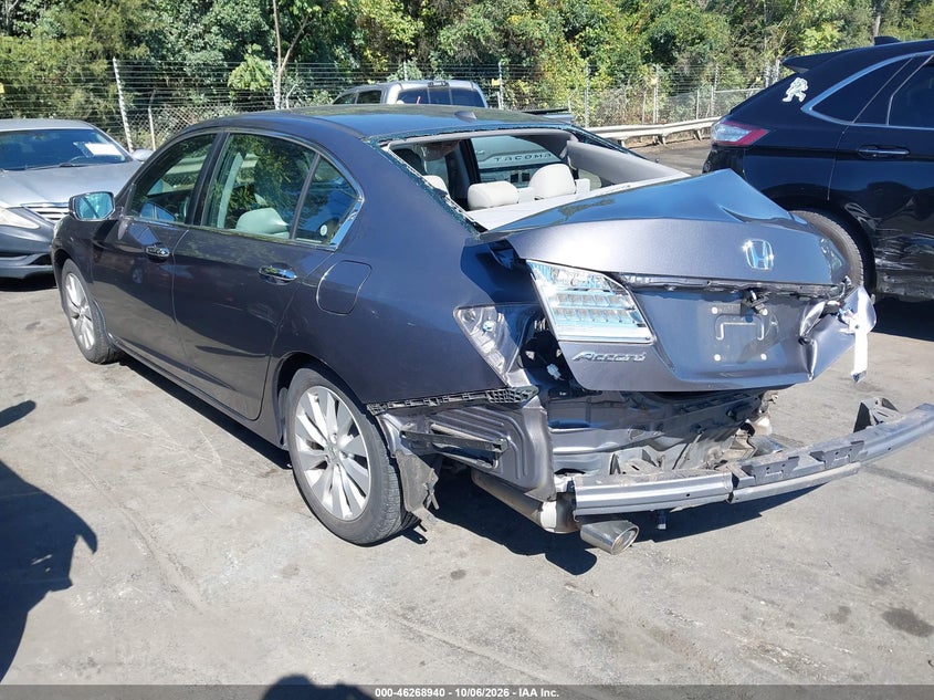 Vin: 1hgcr3f8xea028764, lot: 46769034, honda accord ex-l v-6 20143
