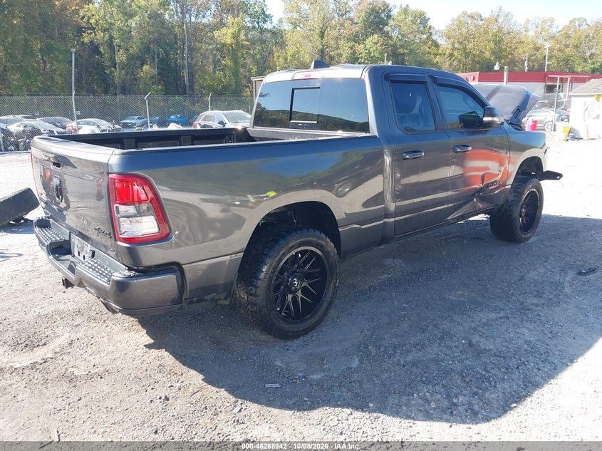 Vin: 1c6srfbt3nn182917, lot: 46769036, ram 1500 big horn  4x4 6'4 box 20224