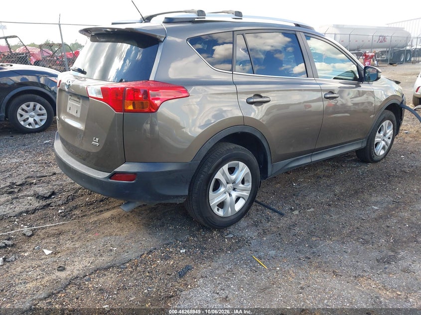 Vin: jtmbfrev1ed080697, lot: 46769042, toyota rav4 le 20144