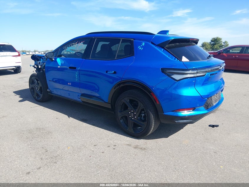 Vin: 3gn7dsrr5ss258565, lot: 46769077, chevrolet equinox ev rs 20253