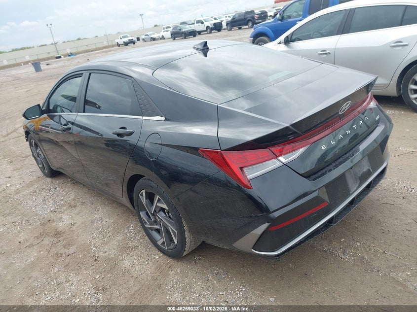 Vin: kmhln4dj2su130460, lot: 46769127, hyundai elantra hybrid limited 20253