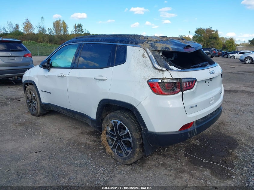 Vin: 3c4njdcnxrt584702, lot: 46769225, jeep compass limited 4x4 20243