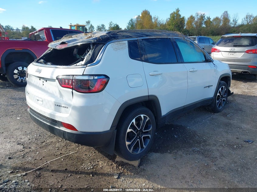 Vin: 3c4njdcnxrt584702, lot: 46769225, jeep compass limited 4x4 20244