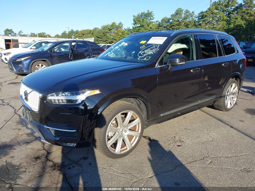 Vin: yv4a22pn6g1004230, lot: 46769277, volvo xc90 t6 first edition 20162