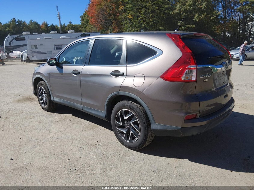 Vin: 5j6rm4h43gl057239, lot: 46769295, honda cr-v se 20163