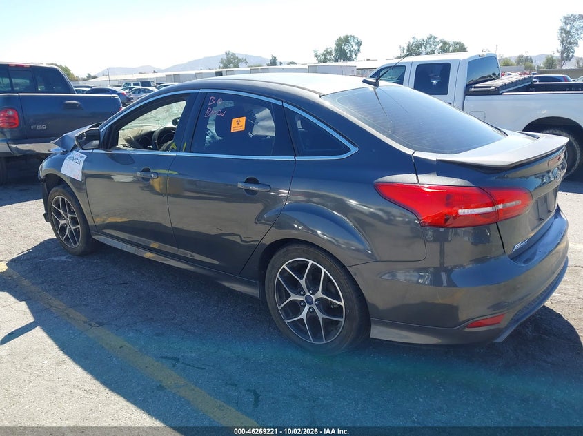 Vin: 1fadp3f21gl372632, lot: 46769315, ford focus se 20163