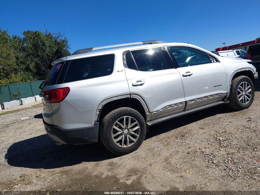 Vin: 1gkknlls0hz144796, lot: 46769332, gmc acadia sle-2 20174