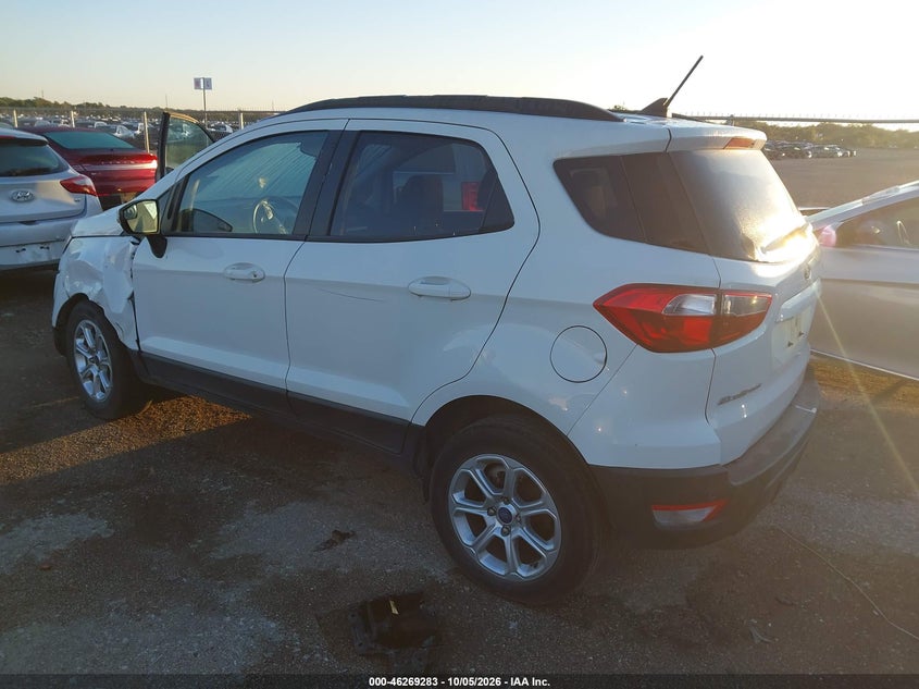 Vin: maj3p1te3jc247668, lot: 46769379, ford ecosport se 20183