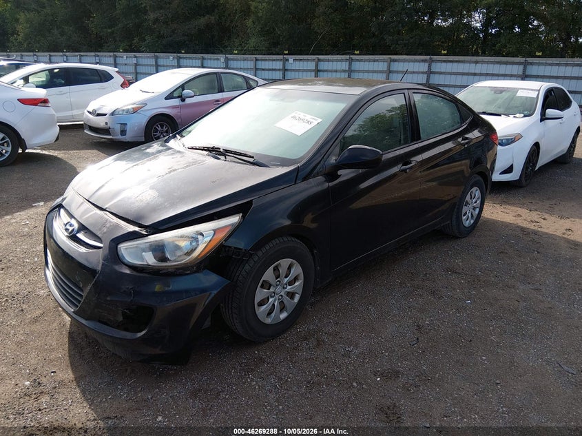 2017 Hyundai Accent Se, Удар спереди, IAAI, VIN KMHCT4AE6HU272168 — фото 2
