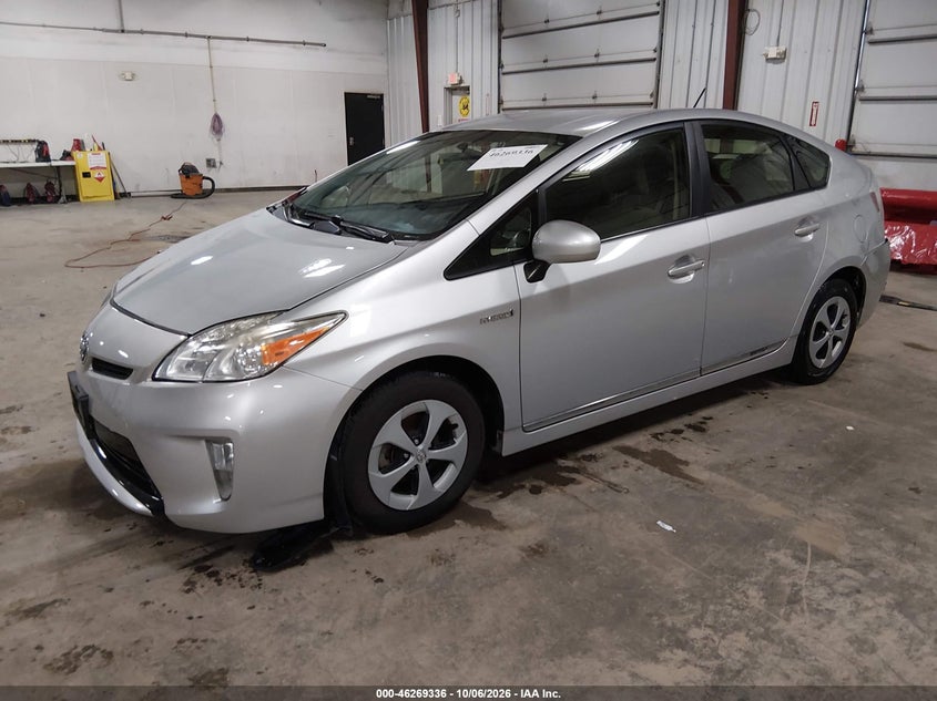 Vin: jtdkn3du2f0431098, lot: 46769434, toyota prius two 20152