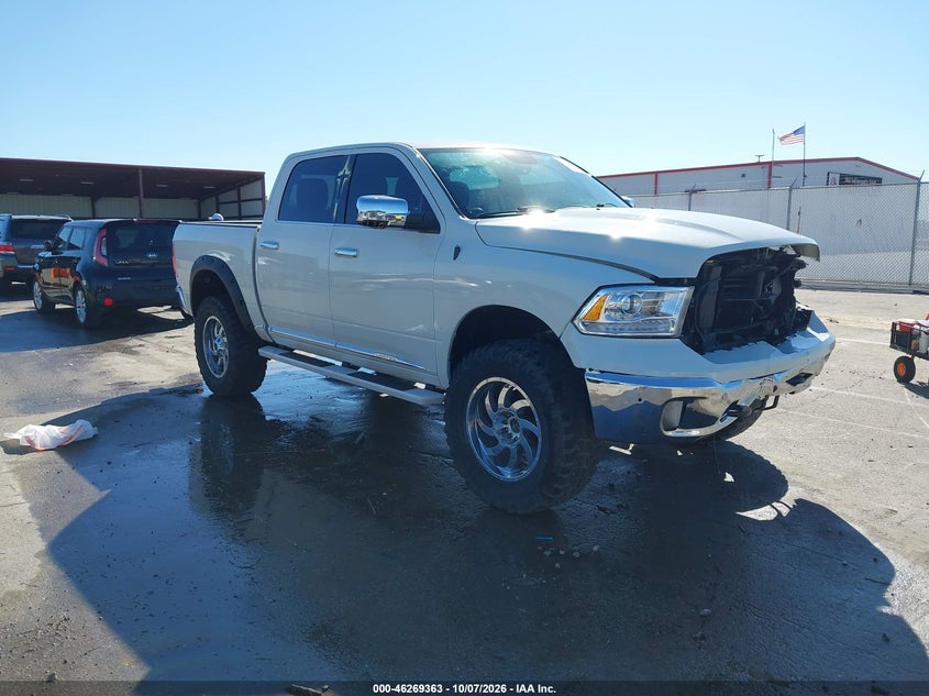 Vin: 1c6rr7pt1hs851317, lot: 46769461, ram 1500 limited  4x4 5'7 box 20171