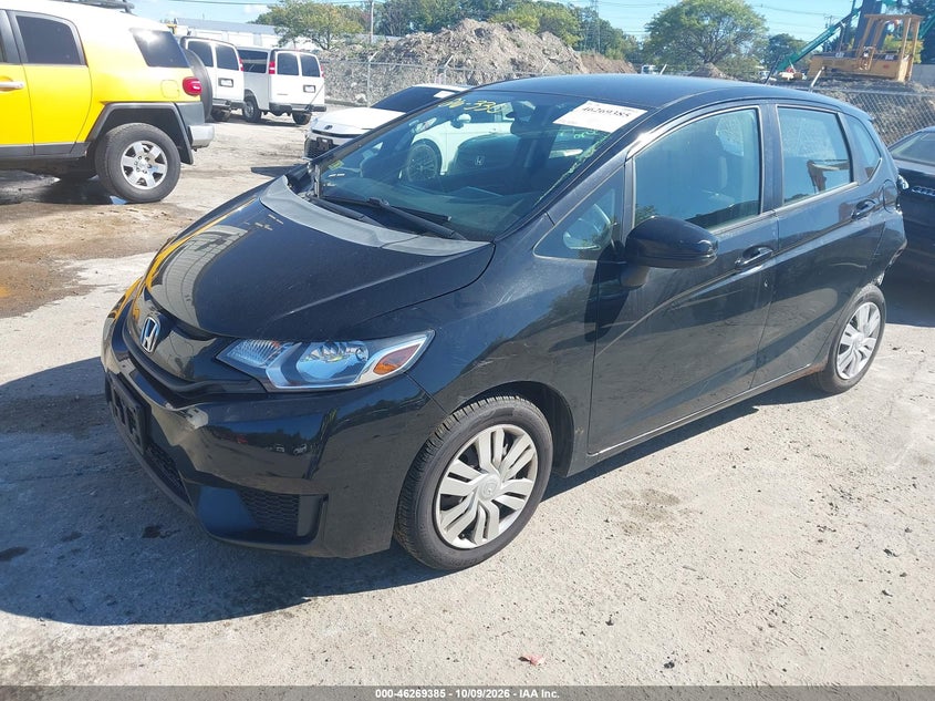 Vin: 3hggk5h50fm777341, lot: 46769484, honda fit lx 20152