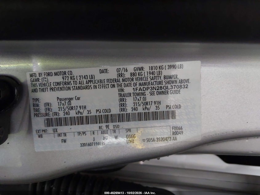 2016 FORD FOCUS TITANIUM · Фото 9