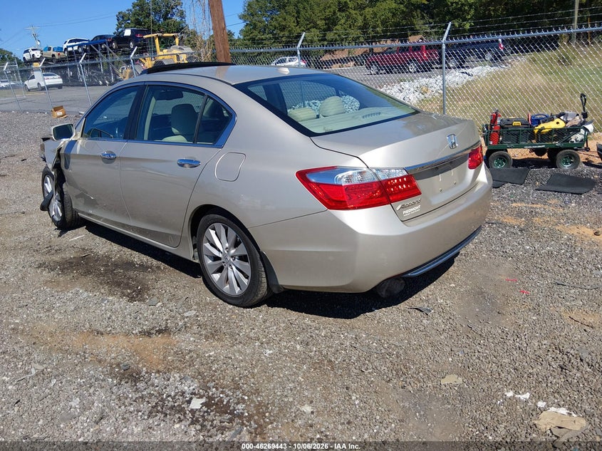 Vin: 1hgcr2f80fa228337, lot: 46769544, honda accord ex-l 20153